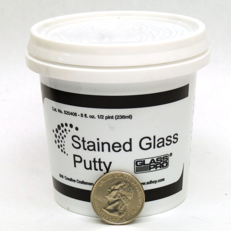 Pro Glass Glass Pro Stained Glass Lead Cement Putty Black 1/2 PINT (1 LB) Ready to Use - Image 2